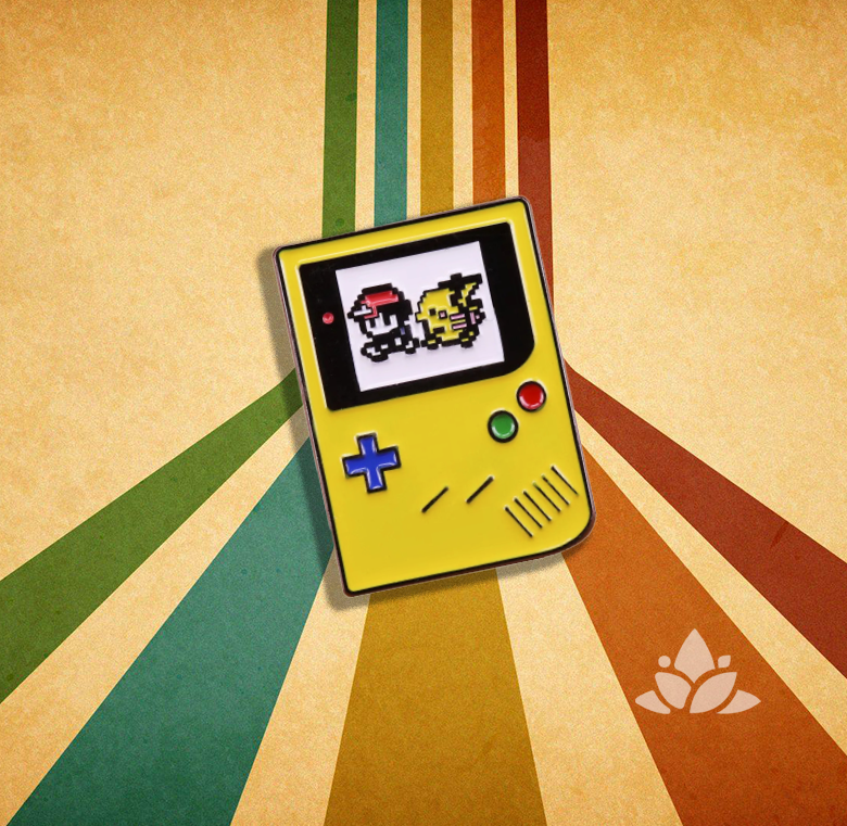 pokemon yellow gba retro pin